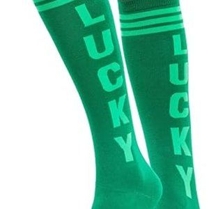 St Patricks Knee High Socks for Women - Comfy St Paddys Day Women Long Tube Sock